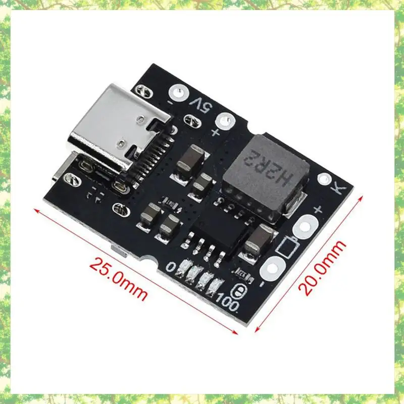 الذكية-Type-C USB 5 فولت 2A دفعة محول خطوة المتابعة وحدة الطاقة بطارية ليثيوم شحن لوح حماية شاحن ذاتي الصنع دائم مع ث