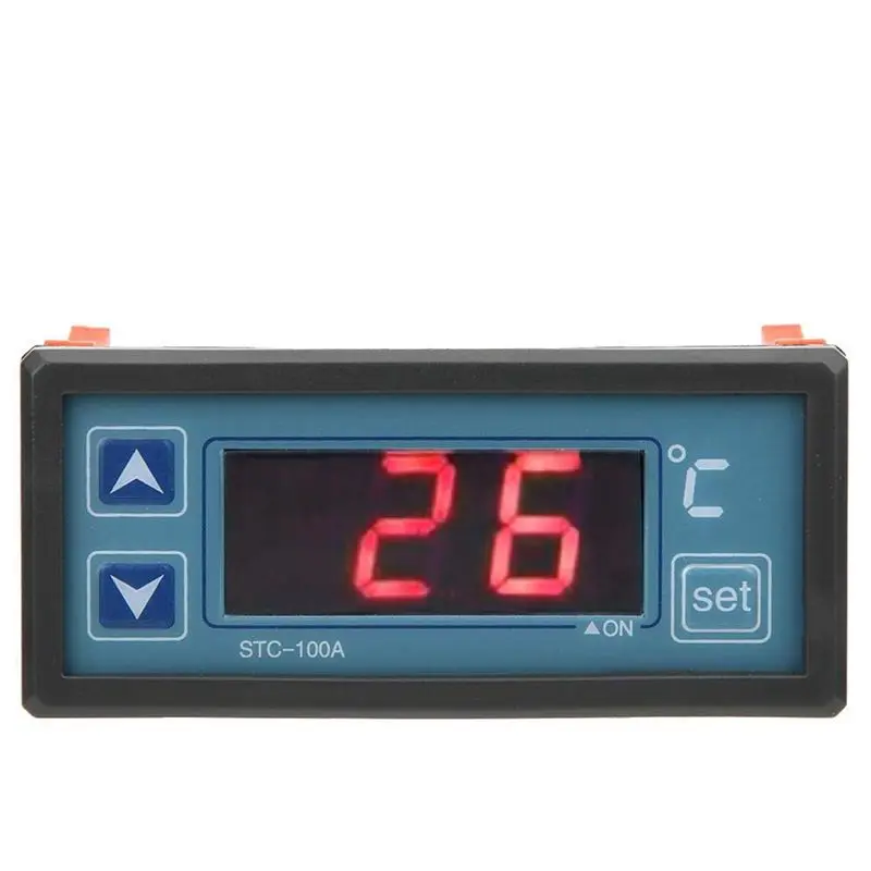 [Superx&KND]2X STC-100A Temperature Controller Cool Heat Refrigerator Thermostat Regulator Thermoregulator Sensor,AC 220V