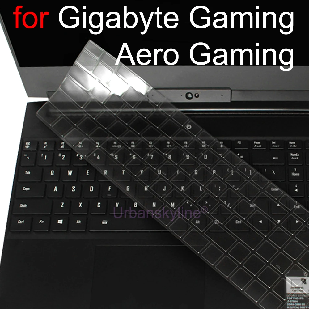 

Aero Keyboard Cover for Gigabyte Aero 16 X16 17 14 15 U4 G5 G6 G6X G7 15S 15W 15X MF KF Gaming Protector Skin Case 15.6