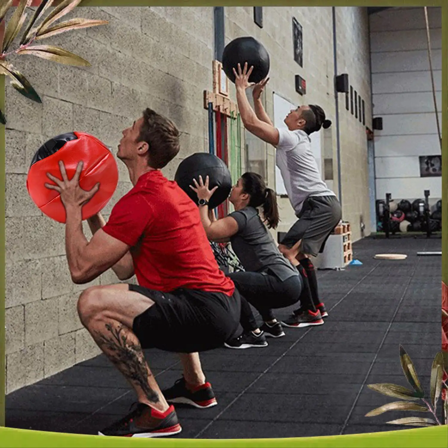 

Reliable-35Cm Medicine Ball Empty Snatch Wall Balls Heavy Duty Exercise Kettlebell Lifting Fitness MB Muscle Building