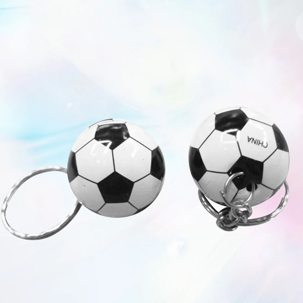

12pcs Football Keychain Sports Keyrings Portable Basketball Sturdy Unique Gifts Durability Creative Lovely Shape Premium
