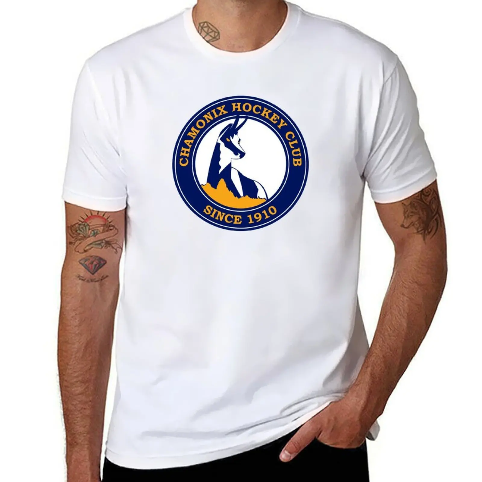 

Chamonix Hockey Club T-Shirt t shirts with prints cotton tshirt 100% T-Shirt