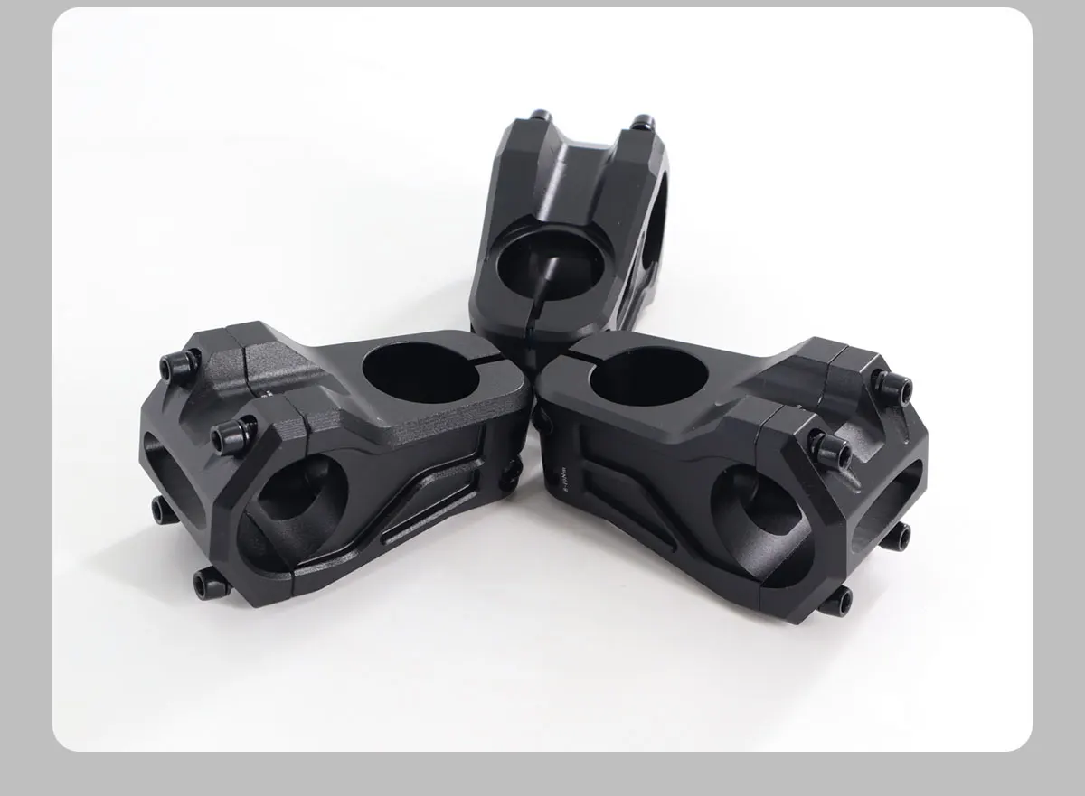 Ultraleichter CNC-Aluminiumlegierung Fahrradvorbau mit Direktmontage, hochfest, kurzer Lenker für Rennrad und MTB, 31,8mm*28,6mm – Detail 13