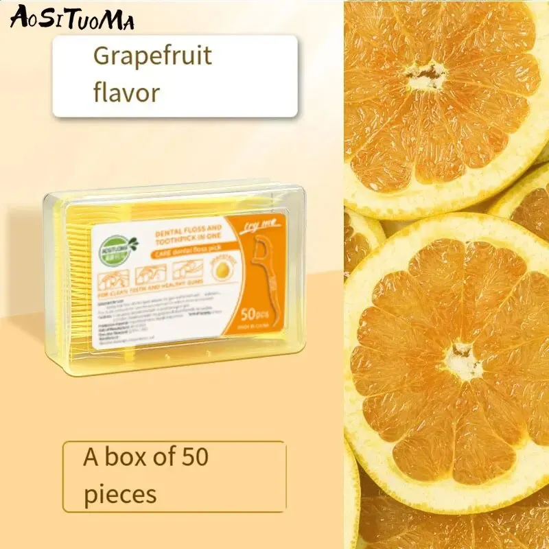 Dental Floss Flosser Picks Toothpicks Teeth Stick Tooth Cleaning Interdental Brush Dental Floss Pick Oral Hygiene Care image 5