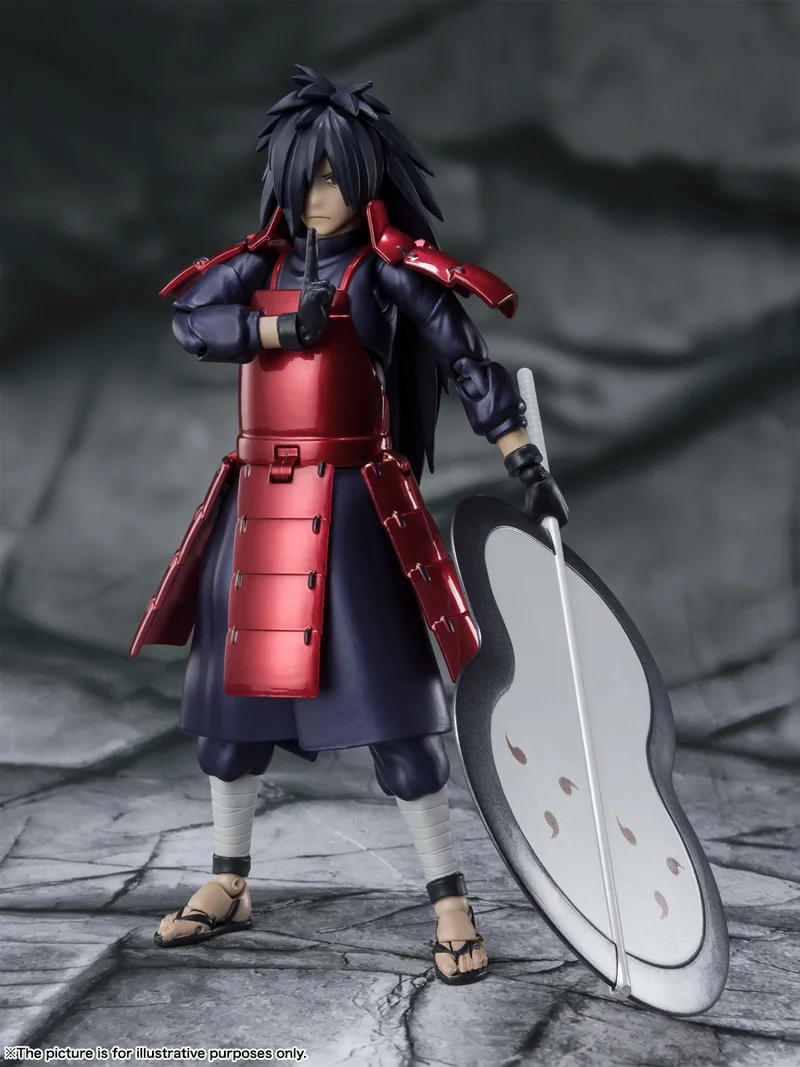 13.5cm Anime Naruto Figure Original Sdcc Shf S.h.figurats Madara Uchiha Exclusive Edition Action Figure Model Toy Gift