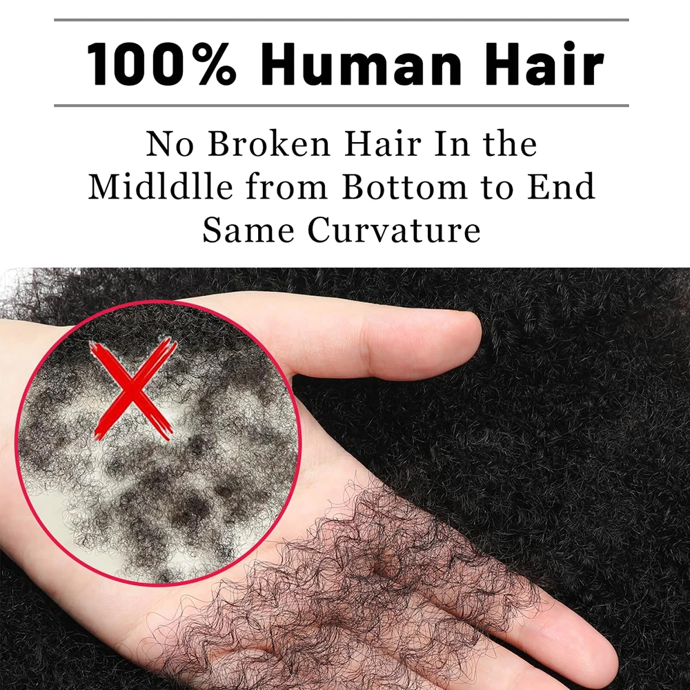 Рисунок 3 - Afro Kinkys объемные человеческие волосы для дредов