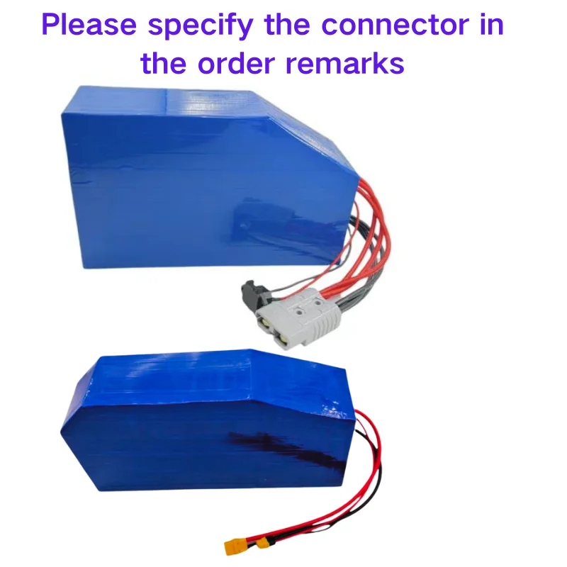 72V 45Ah Triangle Lithium-Ion Battery for Electric Scooter Motorcycle Mountain Bike with BMS 20S And 10A Fast Charger 5000W 6000