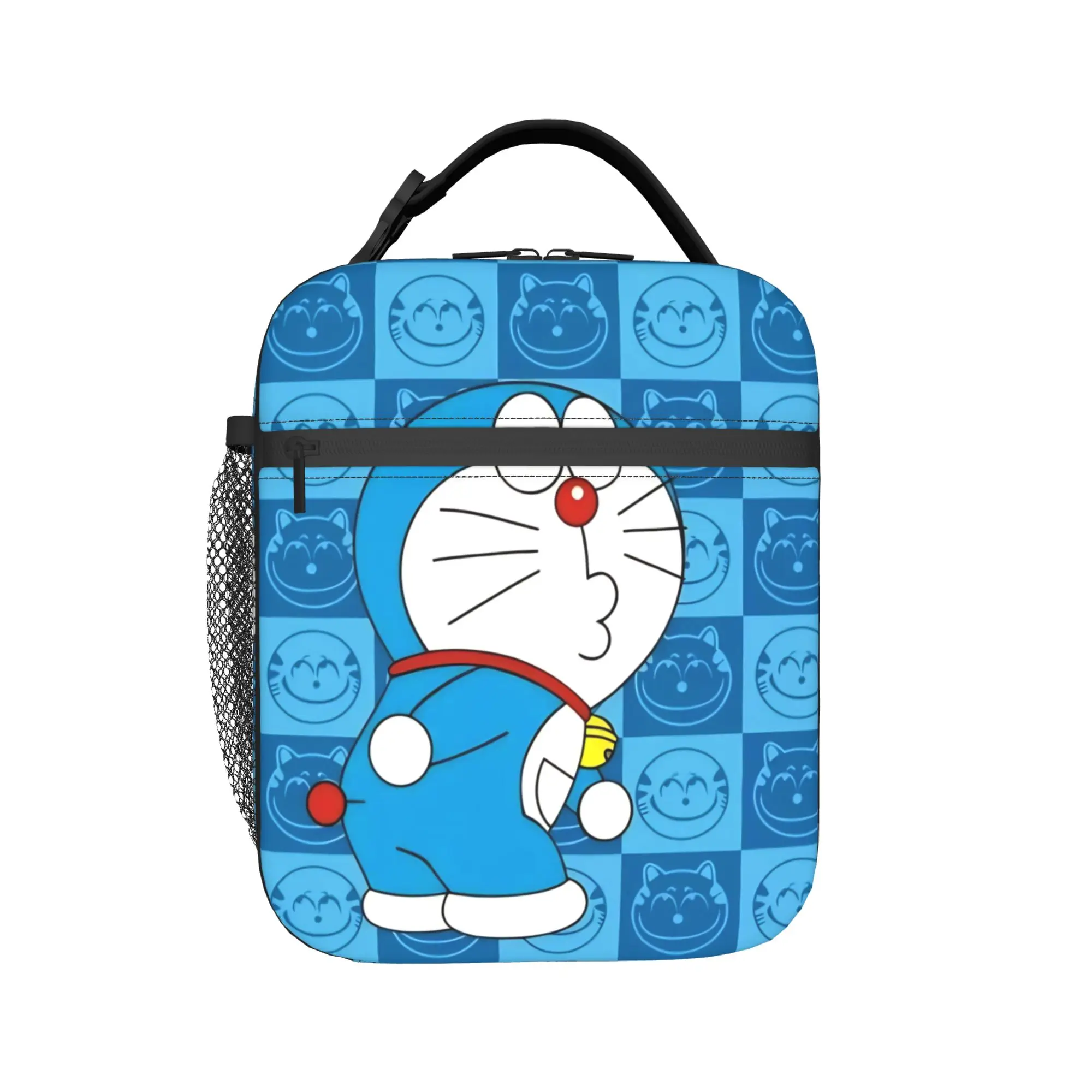 

doraemons blue cats cat Insulated Lunch Bags for Men Women Storage Food Box Portable Cooler Thermal Bento Box For Work