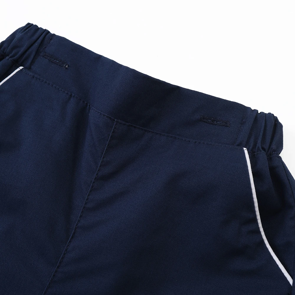 طقم ملابس بوتيك صيفي مكون من قطعتين للأطفال الأولاد بتصميم قارب سموكينج للرضع فستان يومي للأطفال الصغار زي مدرسي بدلة قطنية