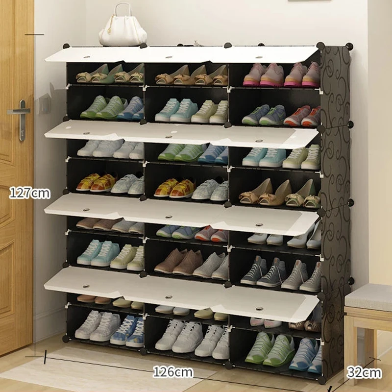 

Organizer Modular Shoe Rack Large Capacity Shoes Living Room Boots Storage Chaise Lounge Space-saving Hallway Gabinete Furniture