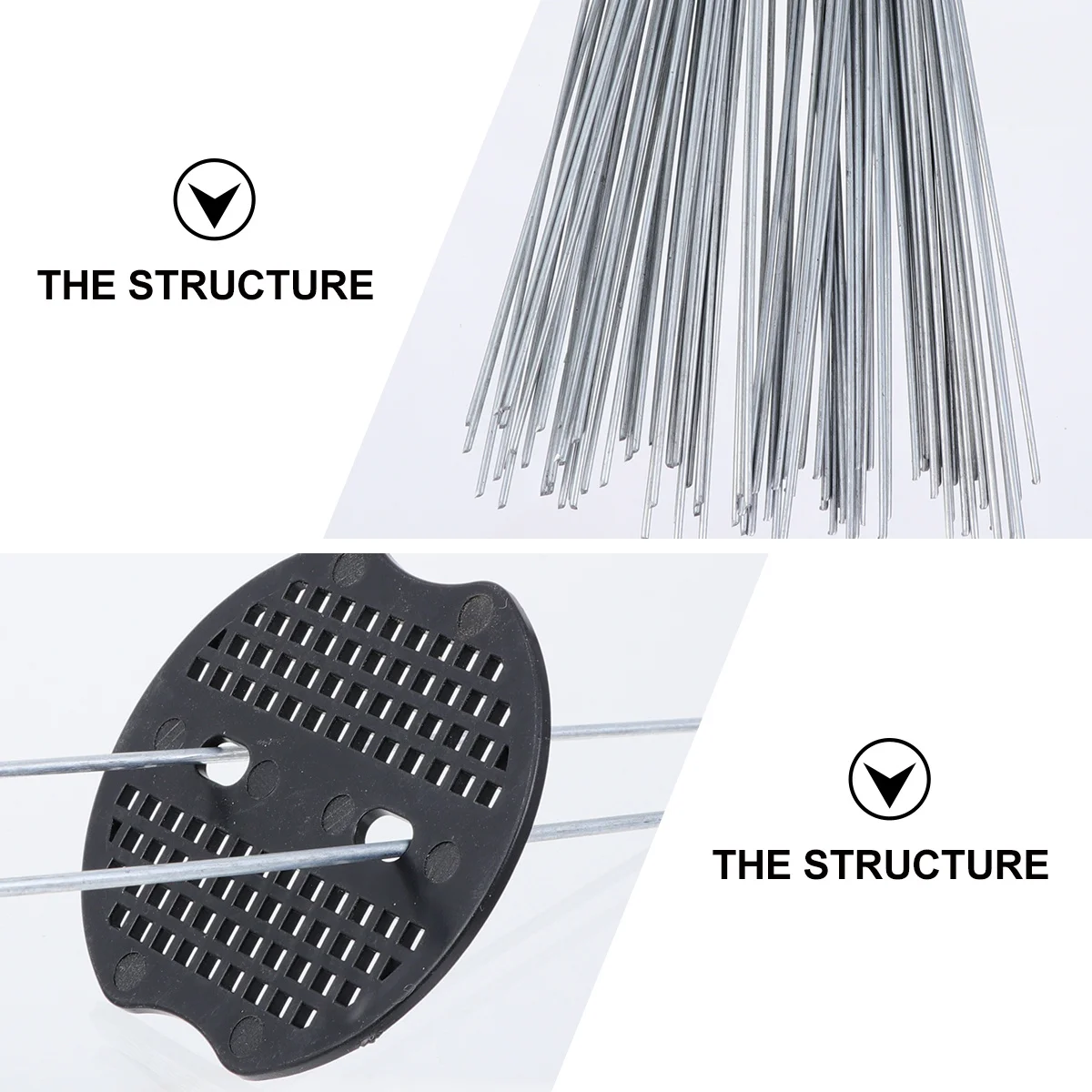 

50Pcs Steel Fixing Nails U-Shaped Ground Nails for Garden Turf Lawn Anchors Stakes U-Shaped Fixing Nail Garden Pile U-Nail