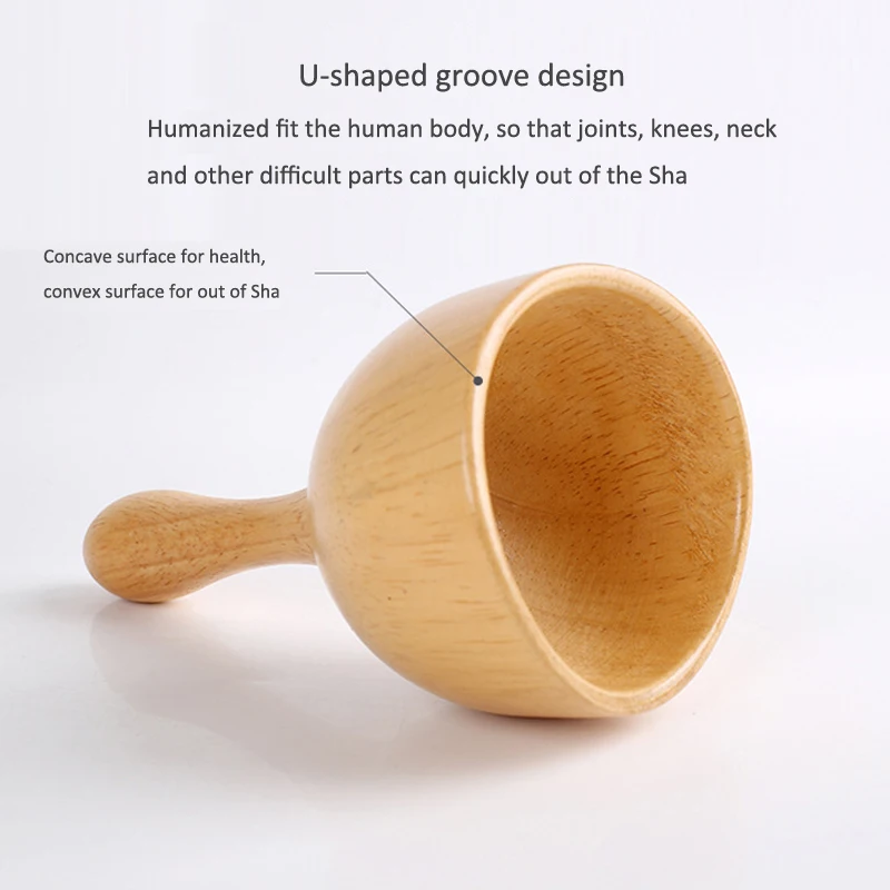 Wooden Body Gua Sha Massager Wood Therapy Massage Tools Lymphatic Drainage Swedish Scraping Cup Guasha  Scraper for Face Body