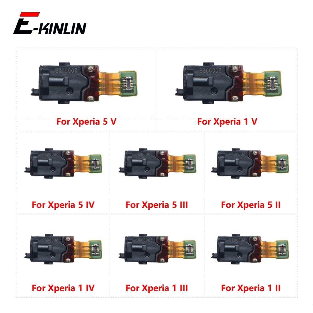 Headphone Jack Audio Flex Cable Port Connector For Sony Xperia Pro 1 5 II III Lite V IV Ear Earphone Repair Parts