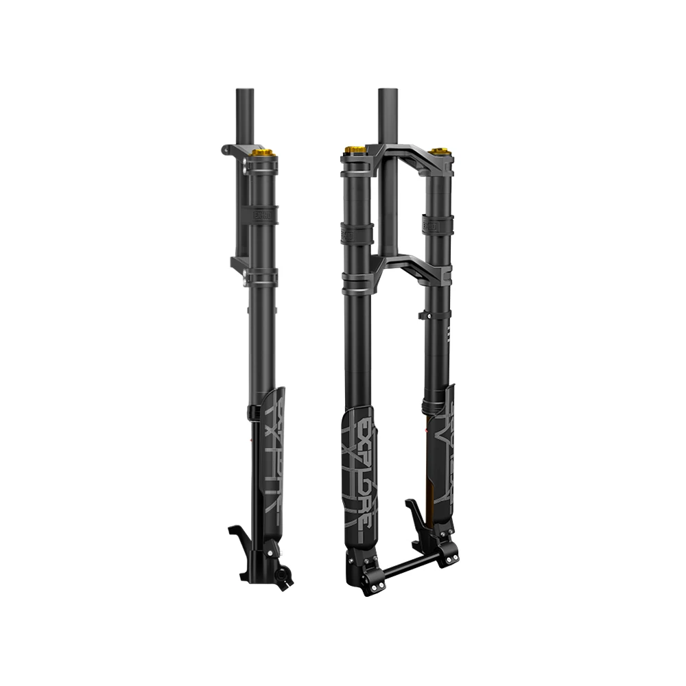 

STLF High Quality Aluminum Double Crown Bicycle Fork 20" 24" 26" 27.5" 29" Dual Crown Mountain Bike Forks