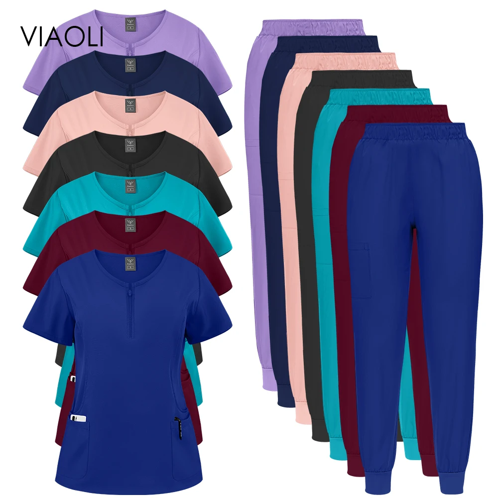 roupa-de-trabalho-clinica-medica-hospital-esfrega-conjunto-odontologia-clinica-terno-medico-enfermagem-calcas-superiores-roupas-de-laboratorio-uniformes-cirurgicos-feminino