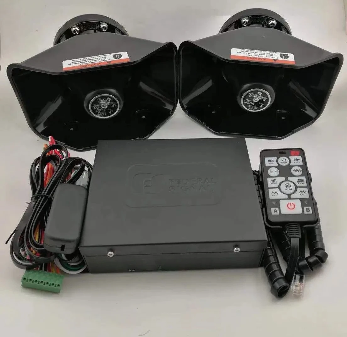 Car Police Siren Horn Car Police Siren Speaker 600w 12v Speaker Warning