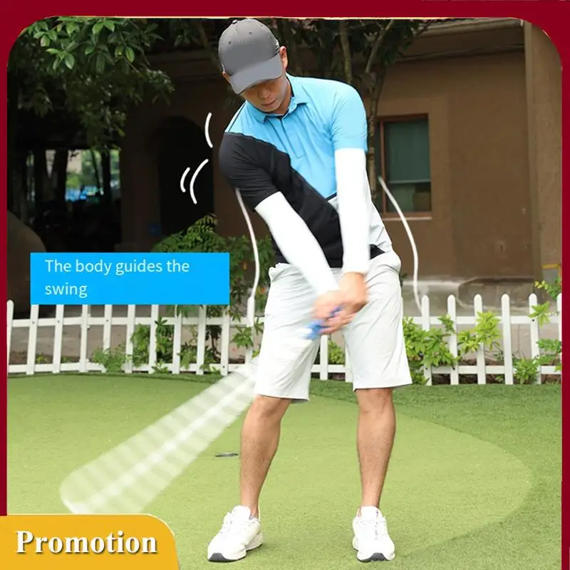 

Hot!Golf Swing Trainer Aid Portable Tempo Ball Practice Tool Golf Club Swing Practice Rope Posture Corrector For Beginners