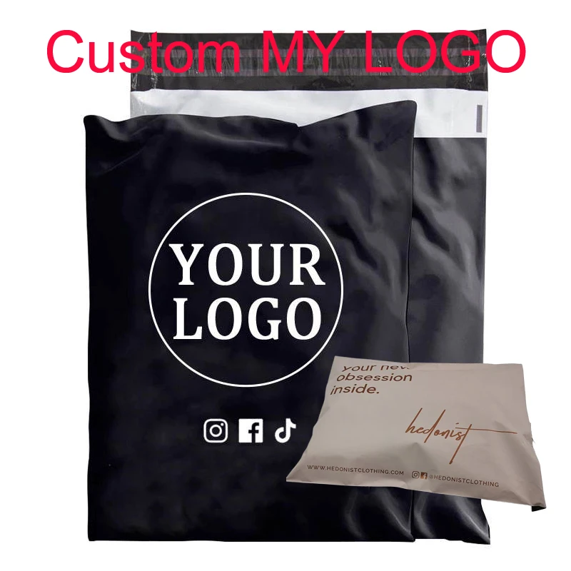 High Quality Custom logo pink Poly Mailer Plastic Shipping Mailing Bag Envelopes Polymailer Courier Bag