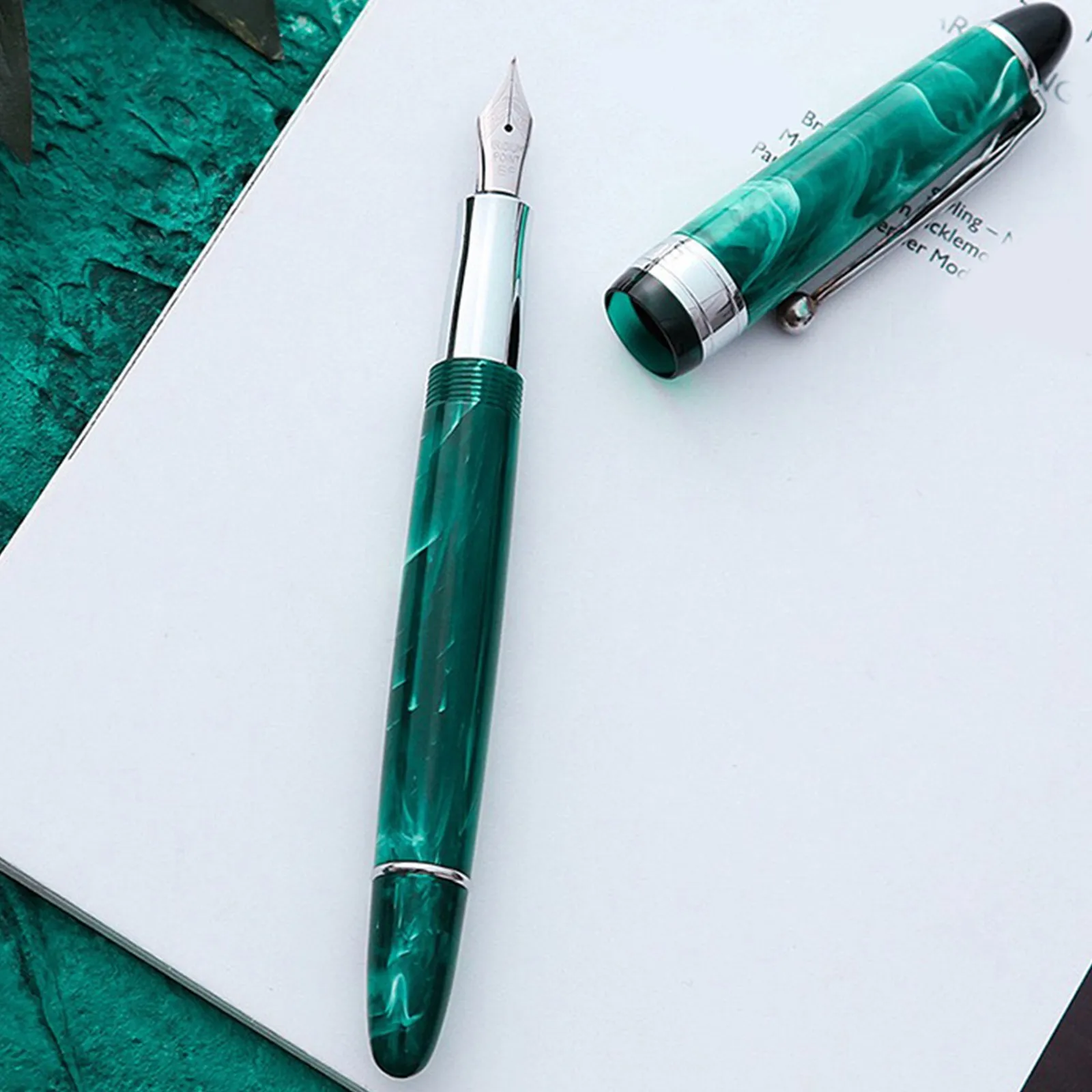 

Акриловая авторучка с металлическим золотым зажимом, удлиненные тонкие наконечники, школьные и офисные принадлежности, деловые ручки для письма, ручка для письма, шариковая ручка