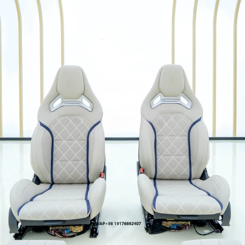 Luxury Custom Carbon Fiber Sport Racing Seats Leather Fit For A35 CLA C43 C63 E-Class Modification