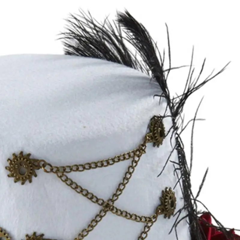 50LE kapelusz Steampunk Steampunk Top kapelusze dla mężczyzn goglami Steampunk kapelusz podróżnika czasie Steampunk impreza