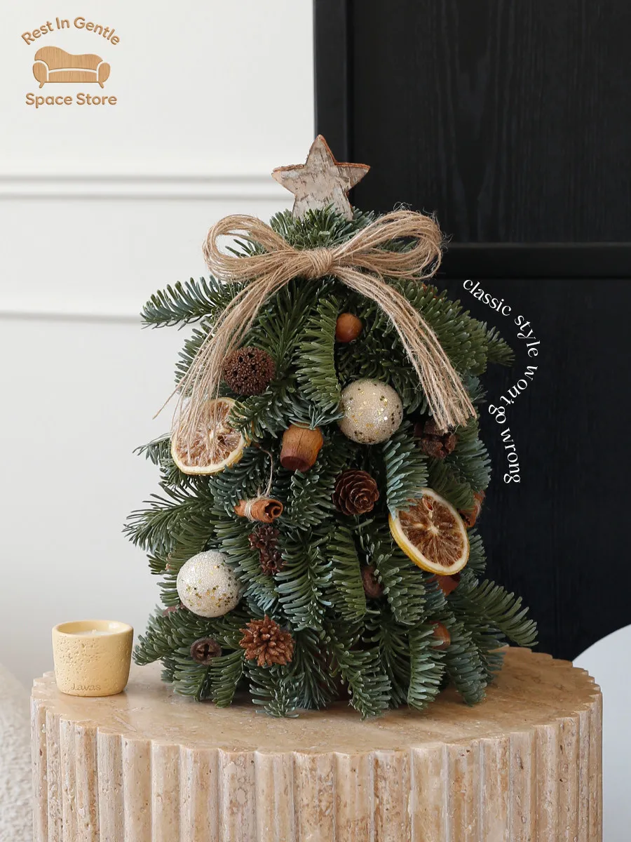Ladylike simulation Nobson Christmas tree set, Christmas gift ornament tabletop ornament
