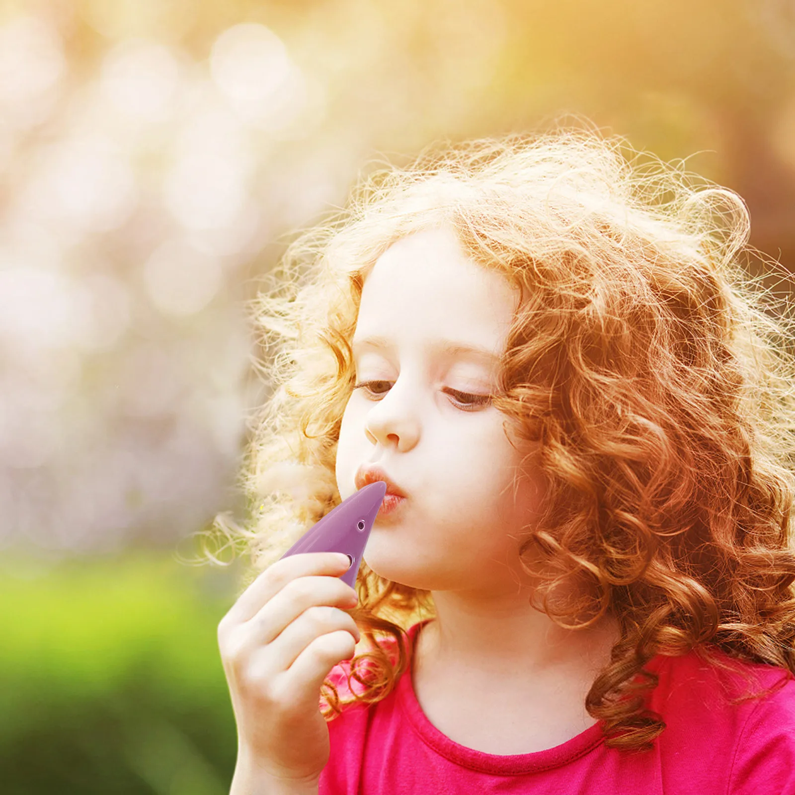 1 Juego de Mini Ocarina de Dolomita de 6 Orificios, Instrumento Musical Alto, Fácil para Principiantes, Ocarina Tradicional Portátil con Sonido Natural