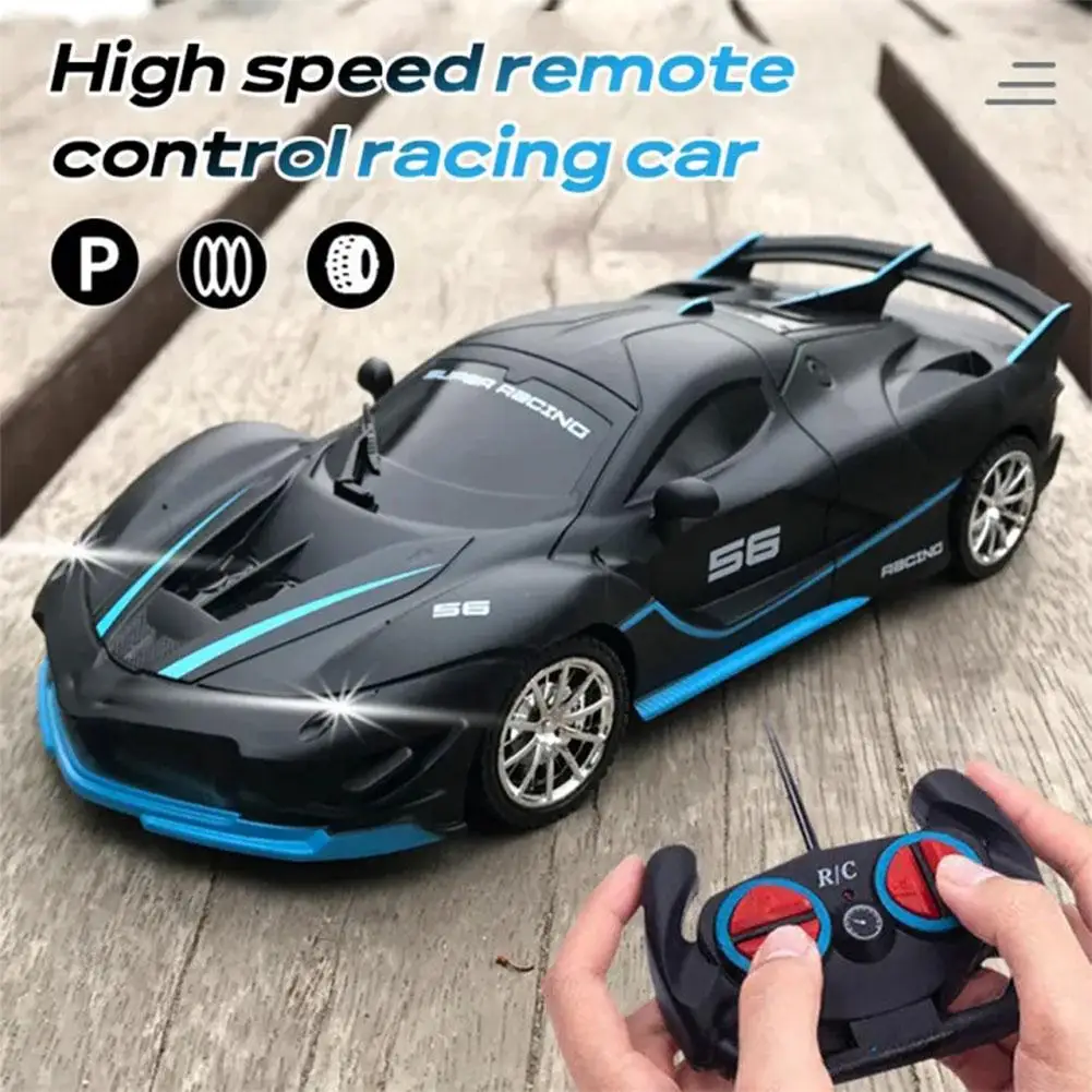 Rc Car With Light Radio Remote Control Sports Boys Toys Car High-speed Children Car Drift A5b0