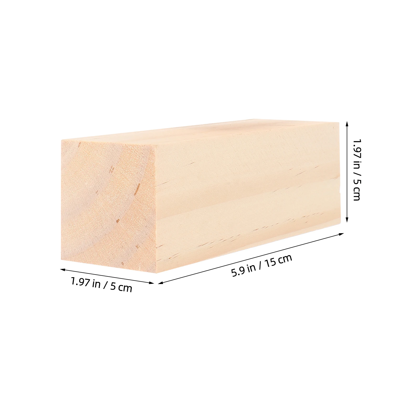 

16pcs Slats Pillars 2cm 5cm Craft Plank DIY Whittling Blocks Blank Carving Kit Furnishing Durable Projects