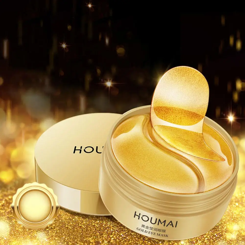 

24K Gold Hyaluronic Acid Eye Mask Remove Dark Eye Circles Collagen Eye Patches Korean Face Care Product Skincare Products