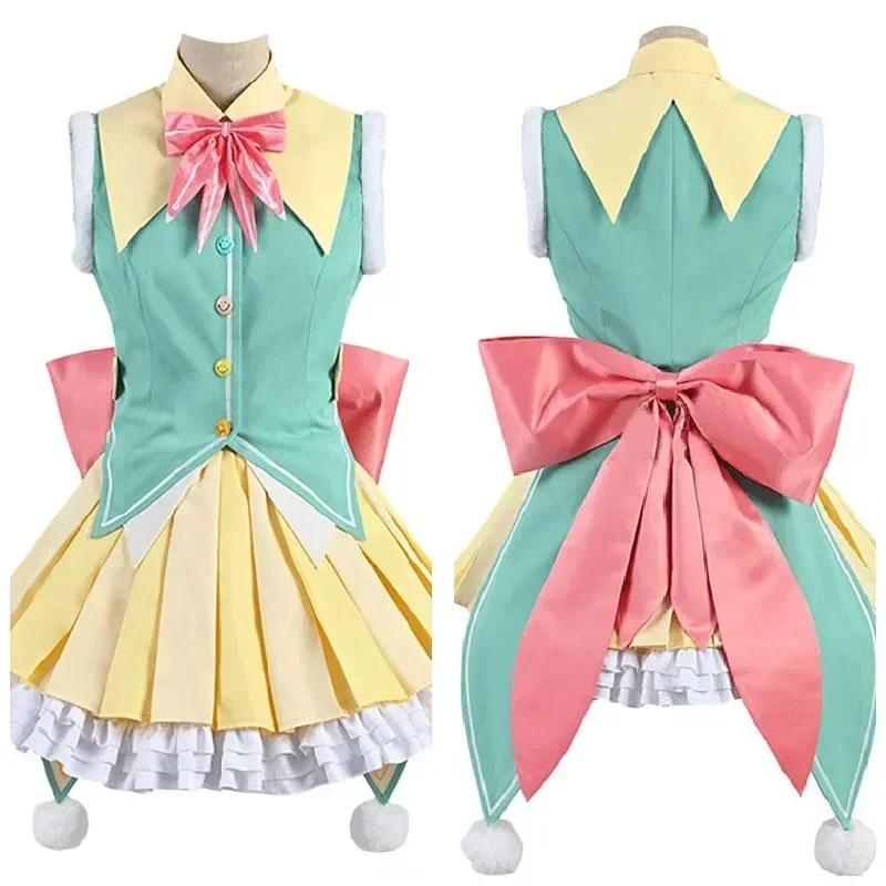 Kusanagi Nene Cosplay Anime Costume Project Sekai Colorful Stage Wonderlands × Showtime Princess Dress Wig Halloween Clothing