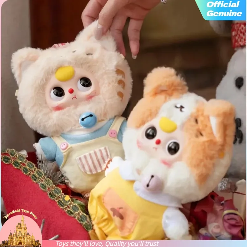 

Оригинальный детский шкаф с тремя кошками, серия слепая коробка, плюшевая игрушка, украшение, коллекция, подарок на день рождения, загадочная коробка, плюшевые подарки