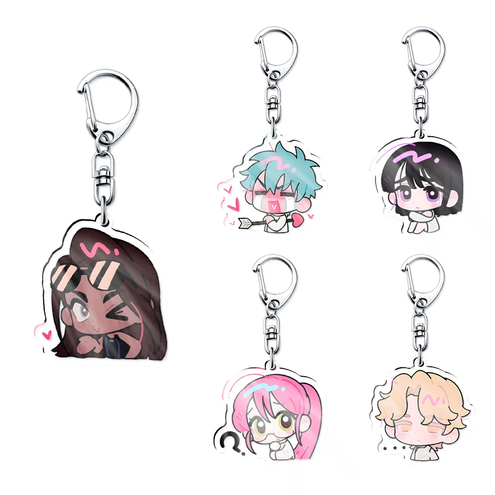 Anime Alien Stage Ivan &Till Sua Mizi Acrylic keychain Model Action Accessories Models Desktop Ornaments birthday Cheistmas Gift