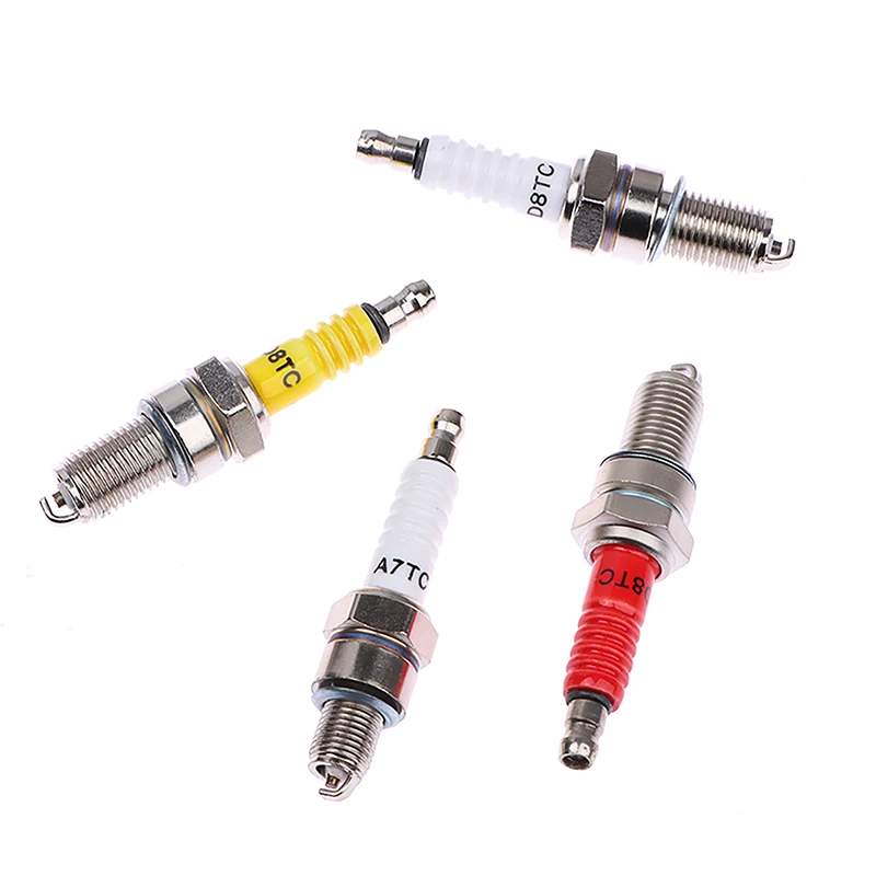 2PCS Fit For Dirt Bike Moped GY6 50cc 70cc 90cc 125cc 150cc Scooter ATV Metal Spark Plug A7TC D8TC