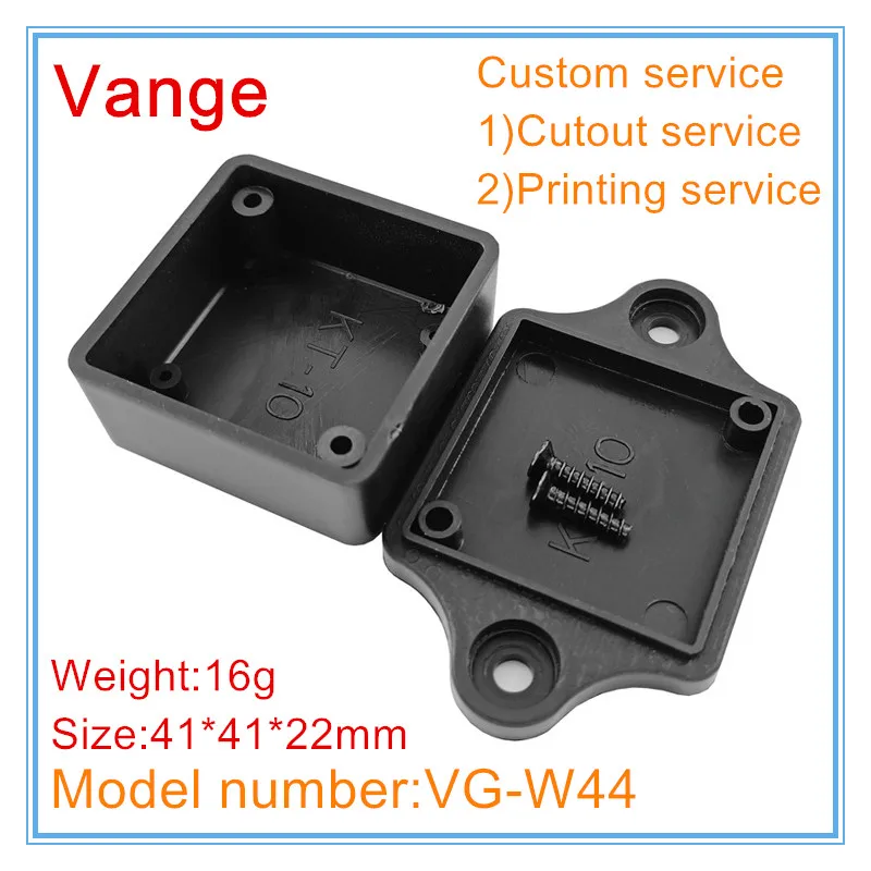 Vange PCB enclosure 41*41*22mm ABS plastic instrument housing diy