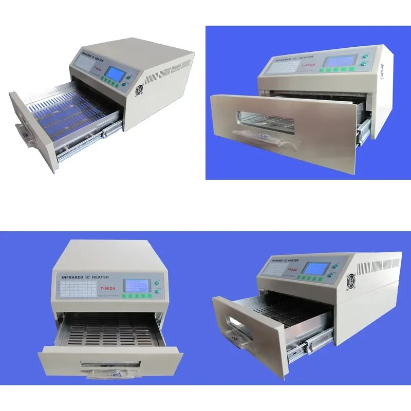 Hot Sale Drawer Led Heater Oven T962A Solder Reflow 300x320mm PUHUI Windowed IC Free T-962A