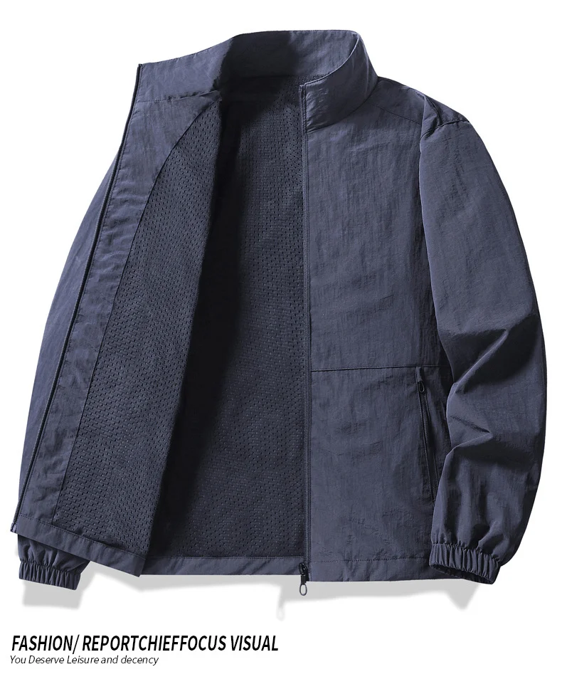 Neue Herbstkollektion: Herren-Baseballjacke, Outdoor-Sportjacke im lockeren koreanischen Stil, lässige Oberbekleidung. – Detail 9