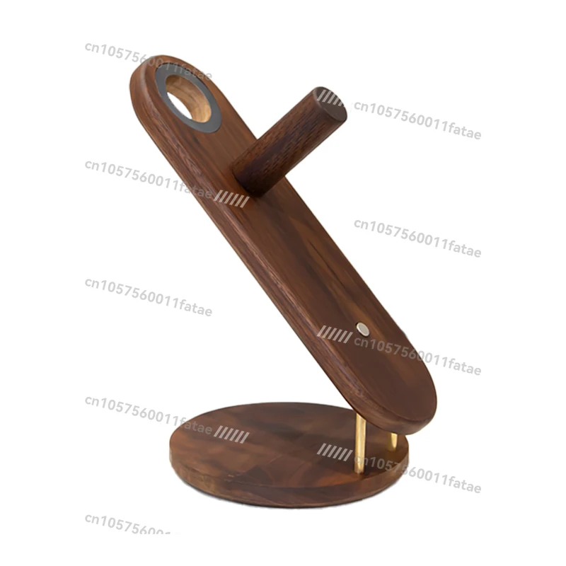 

Hair Dryer Solid Wood Bracket，Desktop Without Punching Holes Hair Dryer Storage Shelf