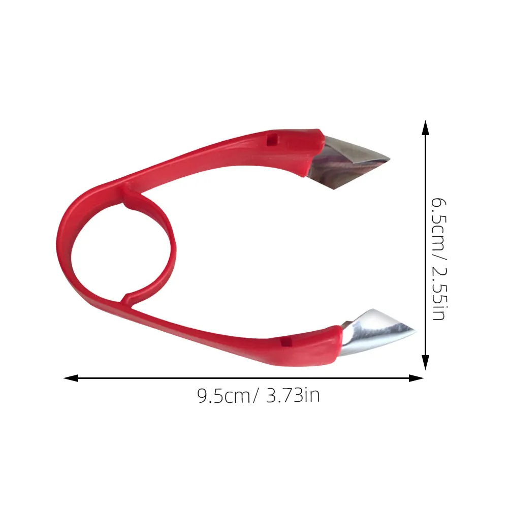 Stainless Steel Strawberry Stem Remover Bright Red Huller Kitchen Tool Tomato Core Remover Precision Fruit Corer view 6