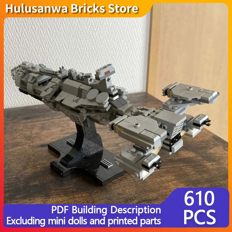 

Популярная киномодель MOC, строительные кирпичи, космический боевой линкор, модульная технология, сборка, детские игрушки, костюм, подарки, праздник