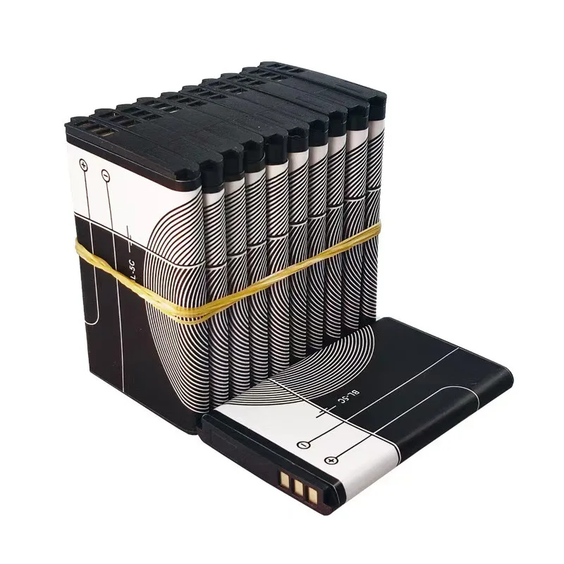 BL-5C 1020mAh 3.7v Rechargeable Li Ion Batteries BL5C for Nokia 2600 1100 1110 1112 2610 6230 6630 Mobile Phone Battery
