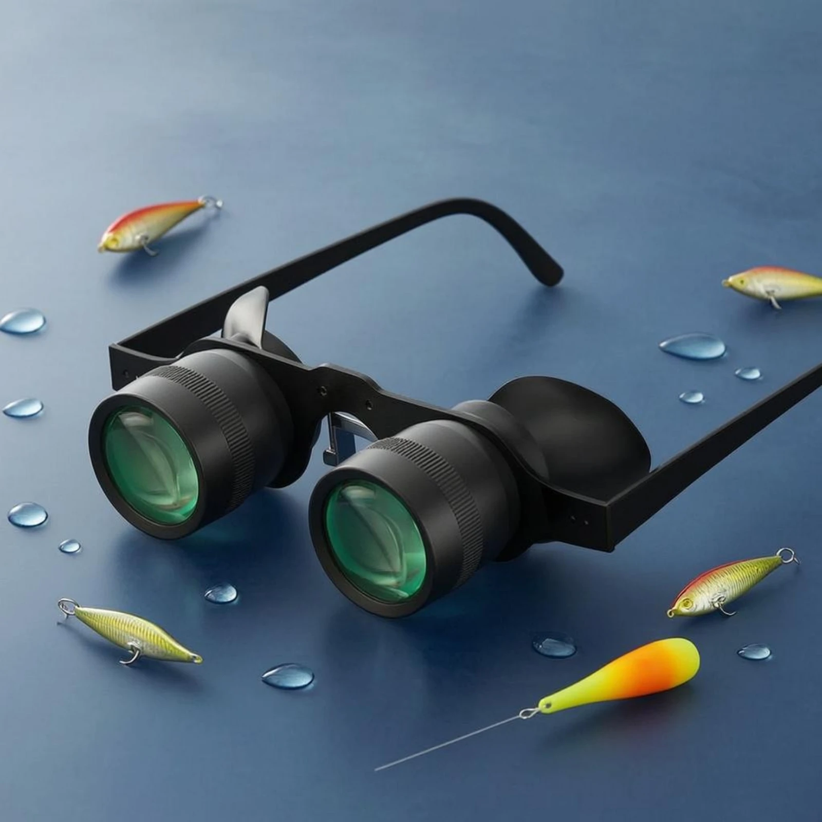 Fishing Viewing Glasses Adjustable Focus Fishing Telescope Outdoor Gear Curved-Arm Arms for Anglers