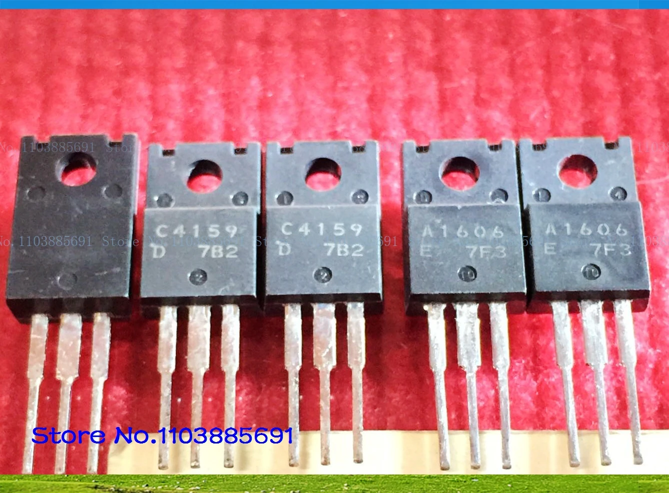 2pcs/lot=a pair 2SC4159 2SA1606 C4159 A1606