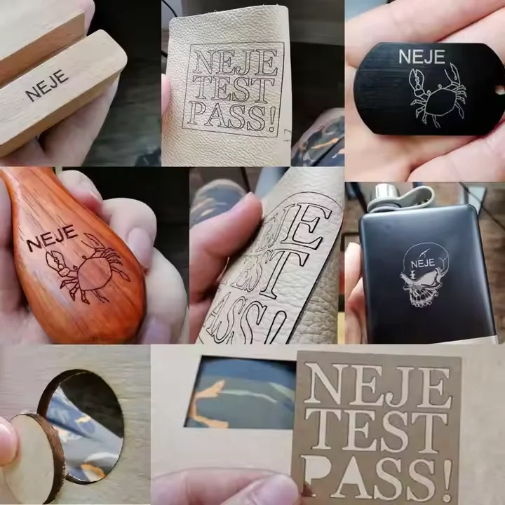 

Приложение NEJE Master 2 20 Вт, беспроводной настольный лазерный гравер с ЧПУ, лазер Co2 для дерева, металла, кожи, акрила, поддерживает формат AI