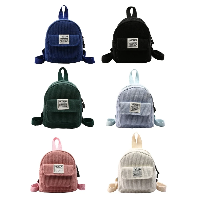 Women Travel Backpack Student Backpack Corduroy Backpack Aesthetic Backpack