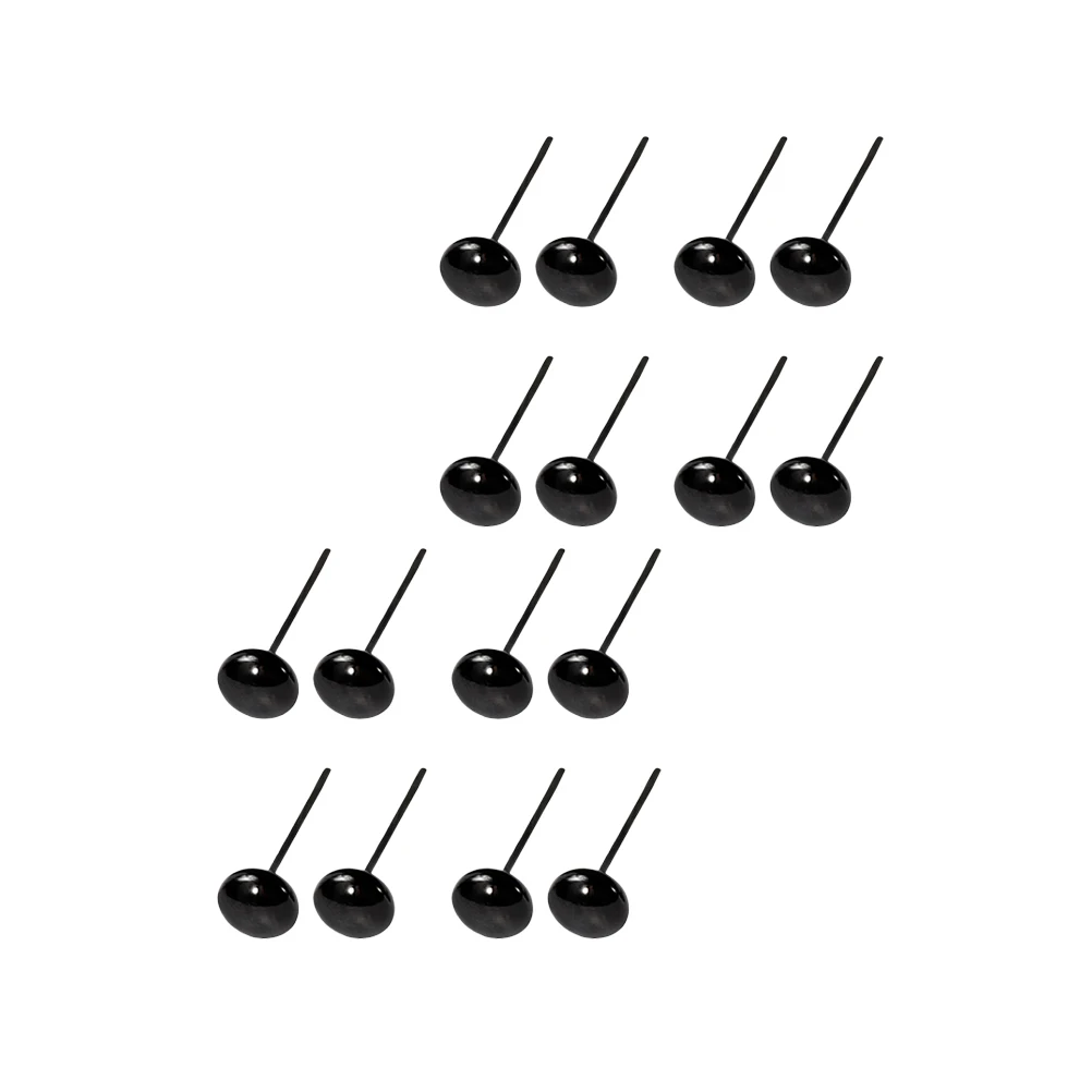 

200 Pairs Black Safety Eyes Plastic Eyes for DIY Crafts Crochet Animals Toys Handmade Projects Animal Accessories