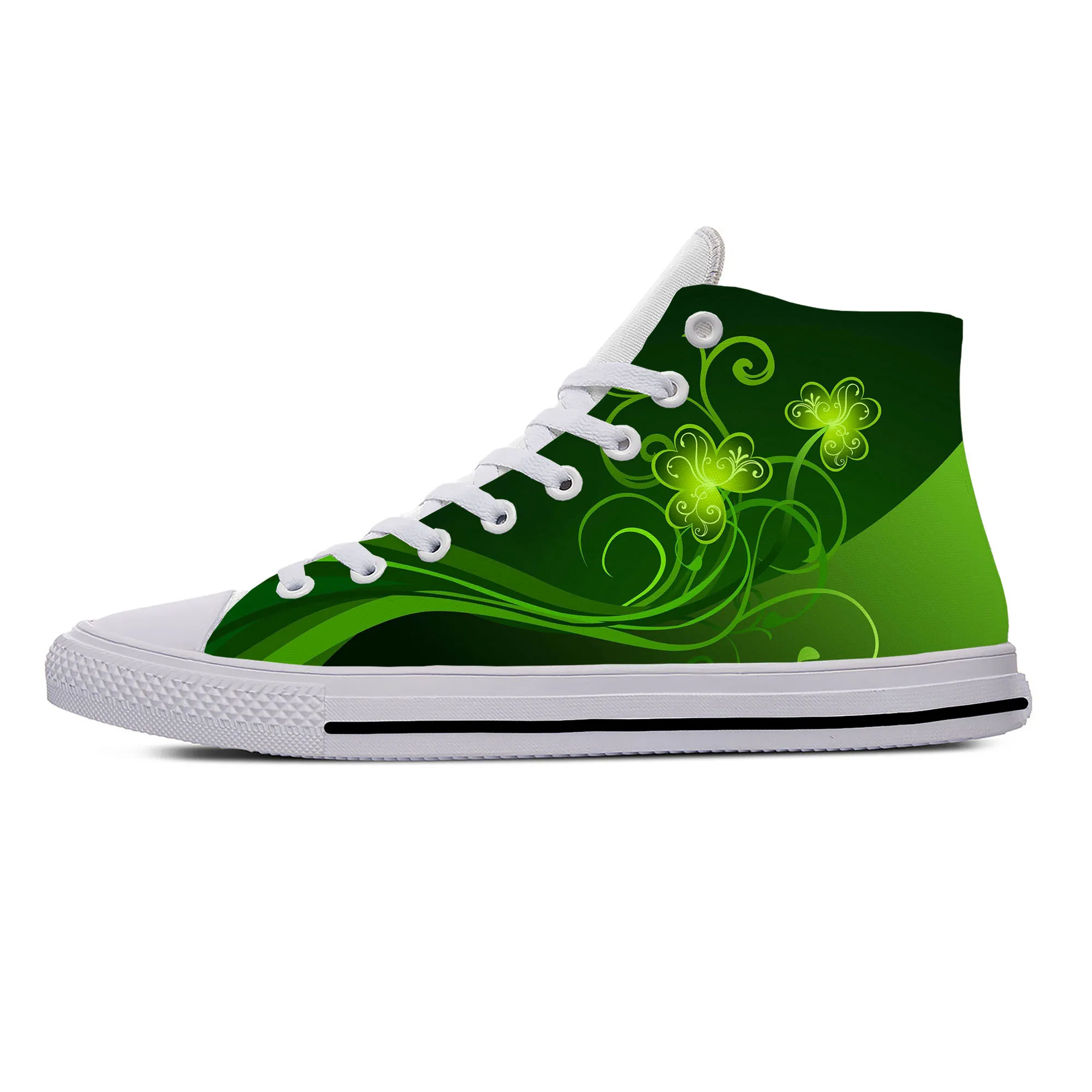 Hot Summer Saint St Patricks Day Shamrock Ireland Irish Latest Shoes Lightweight Men Women Sneakers Classic High Top Board Shoes