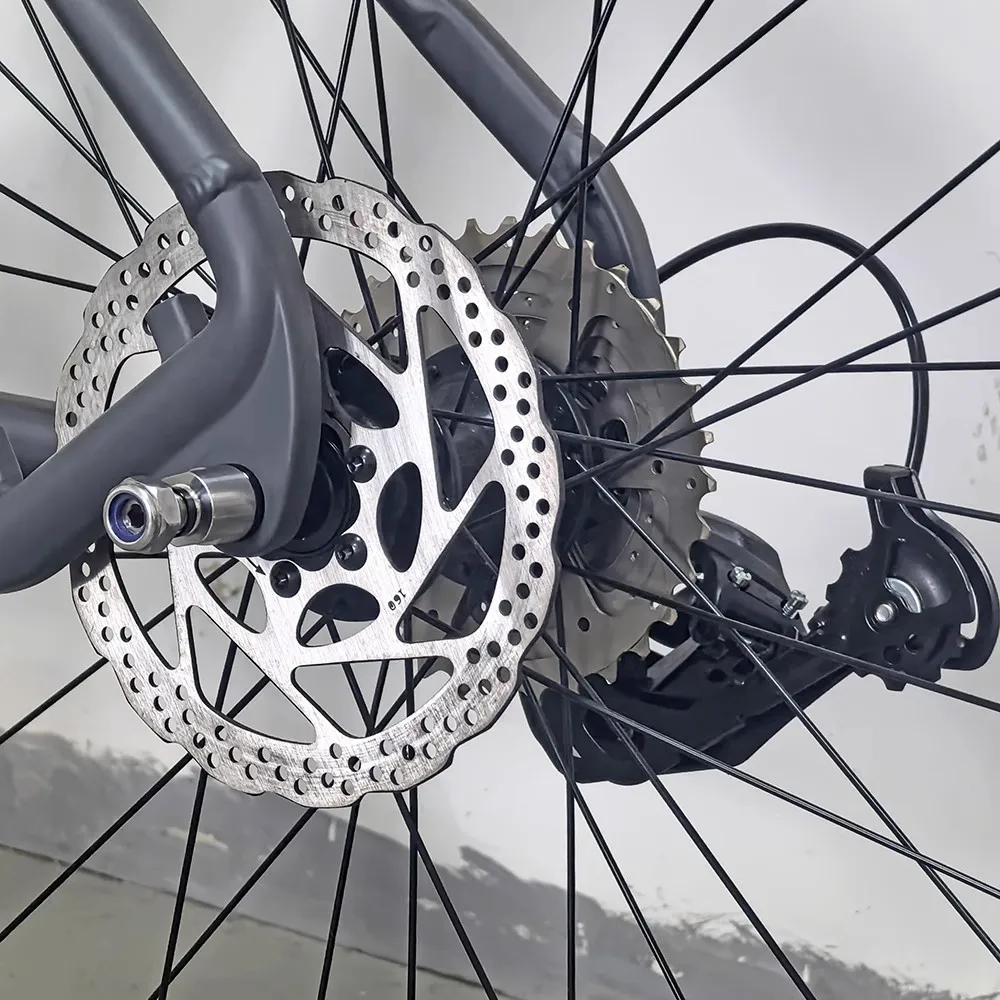 Aluminiumlegierung Fahrradanhänger Steckachse 160–178 mm Fahrradanhängerkupplung Steckachsen Anhänger Frachtachse Vorderradgabel Konverterwelle – Detail 4