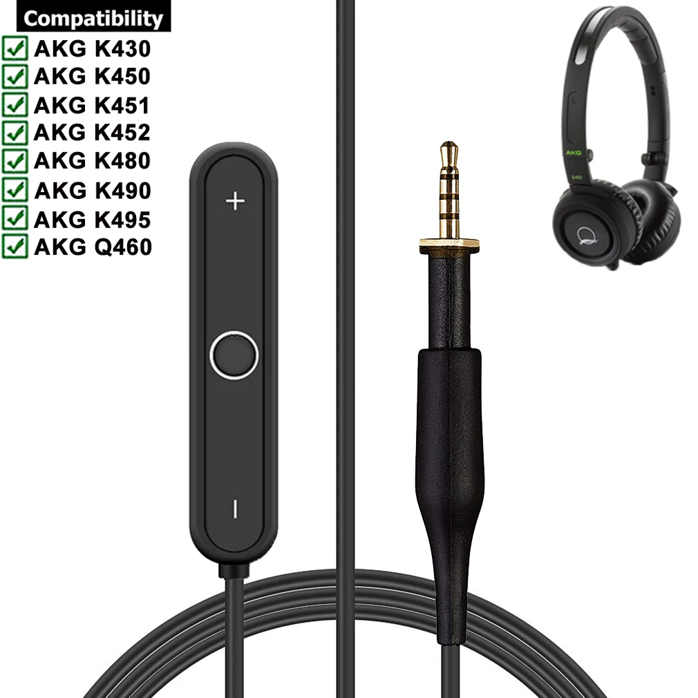 بلوتوث 5.0 يدوي محول الصوت ستيريو لاسلكي جهاز استقبال للموسيقى ل AKG K450 K451 K452 K480 K490 K495 Q460 سماعات