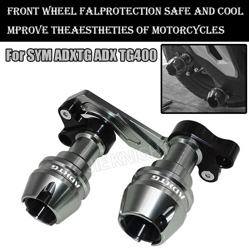 

Motorcycle Muffler Pipe Frame Slider Anti Crash Protector Exhaust Shock Absorber Drop Ball ﻿For SYM ADXTG ADX TG400 2024 2025